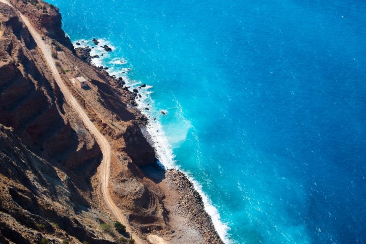Kretas Strände und Buchten von oben