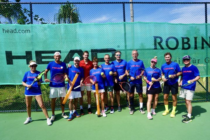 Teilnehmer der ROBINSON Tennis-Camps mit Florian Meyer