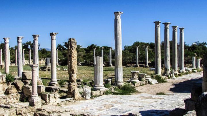 Antike Ruinen von Salamis auf Zypern