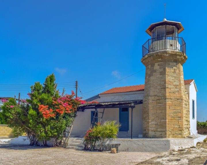 Leuchtturm in Pervolia auf Zypern