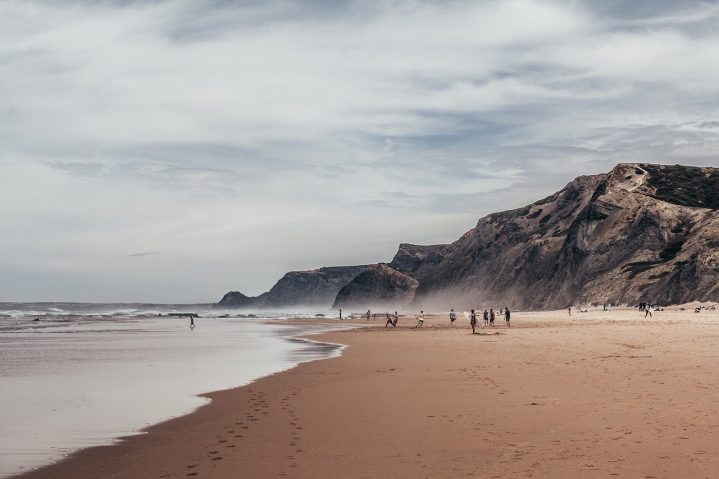 Weiter Sandstrand am Praia de Odeceixe